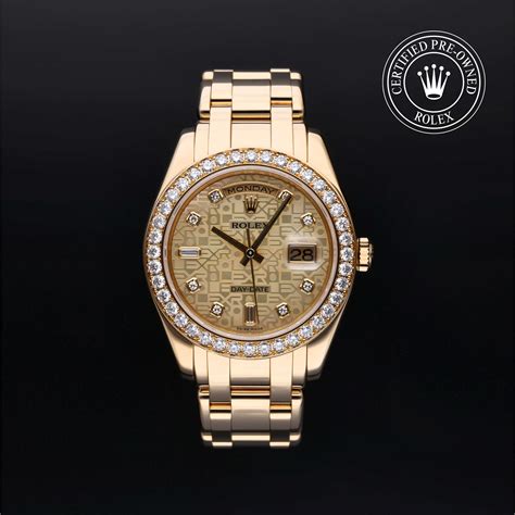 rolex certified pre-owned pearlmaster 1991|More.